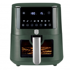 Аерофритюрниця Berlinger Haus Matte Green Collection 8 л Чорно-зелений (BH-9710)