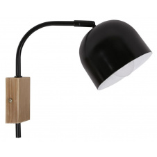 Бра Candellux Rupi 27x22 см Чорно-коричневий (21-76687)