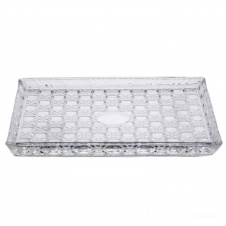 Блюдо для закусок YIWU Lirmartur hexagon 24.5x20.5x2 см Прозрачный (HP-YH-38)