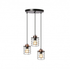 Люстра Candellux Glob 40x100 см Чорно-коричневий (33-00408)