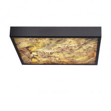 Стельовий світильник Candellux Luxan 39x39x5 см Чорний (10-17079)