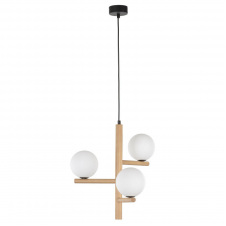 Люстра TK Lighting Estera 33x120 см Бежево-чорний (TK6799)