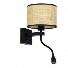 Бра Candellux Polo 18x44 см Чорний (21-27641)