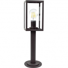 Вуличний світильник Polux Malmo 12x12x48 см Чорний (Pol309198)