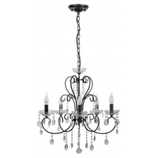 Люстра Candellux Aurora 57x100 см Чорно-прозорий (35-73730)