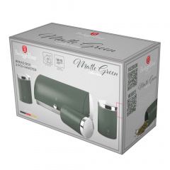 Набір ємностей Berlinger Haus Matte Green Collection 4 предмети Зелений (BH-6833) Київ