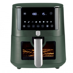 Аерофритюрниця Berlinger Haus Matte Green Collection 8 л Чорно-зелений (BH-9710) Харків