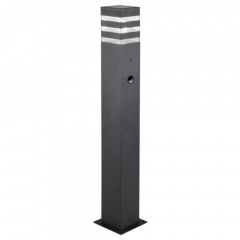 Вуличний світильник Polux Teksas 9x13x74 см Чорний (Pol317650) Харків