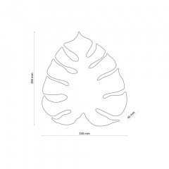 Настінний світильник TK Lighting Monstera 35x39 см Зелений (TK4668) Коростень