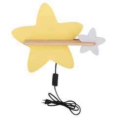 Настінний світильник Candellux Star 40x31 см Жовто-сірий (21-75734) Ковель