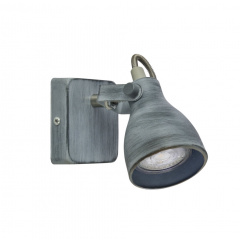 Бра Candellux Ash 16x11 см Сірий (91-64394) Ізюм