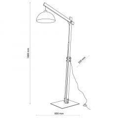 Торшер TK Lighting OSLO 35х180 см (TK5582) Полтава