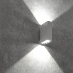 Вуличний світильник Polux Led Orlean 8.1x3.5x13 см Білий (Pol319982) Київ