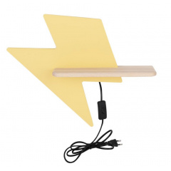 Настінний світильник Candellux Lightning 40x31 см Коричнево-золотистий (21-19547) Гайсин
