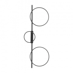 Люстра Nowodvorski Circolo Led 30x100x12 см Чорний (Now10816) Ізюм