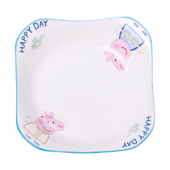 Дитяча тарілка YIWU Happy day 350 мл Блакитний (HP-15-16) Хмельницький
