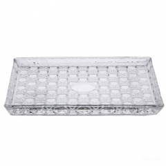 Блюдо для закусок YIWU Lirmartur hexagon 24.5x20.5x2 см Прозрачный (HP-YH-38) Кропивницкий