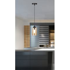 Люстра Candellux Bistro 10x100 см Чорний (31-00569) Городок