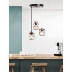 Люстра Candellux Glob 40x100 см Чорно-коричневий (33-00408) Мелітополь