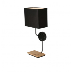 Бра Candellux Keto 21x48 см Черно-бежевый (21-76854) Кропива