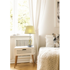 Настільна лампа Candellux Diva 23x50 см Золотисто-сріблястий (41-55071) Долина
