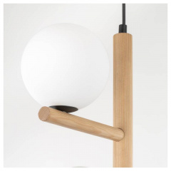 Люстра TK Lighting Estera 33x120 см Бежево-чорний (TK6799) Бровари