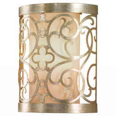 Настінний світильник Feiss Arabesque 19.7x24.1 см Сріблястий (FE-ARABESQUE1) Харків