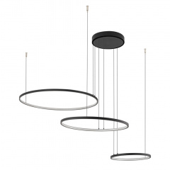 Люстра Nowodvorski Circolo Led 60x125x140 см Чорний (Now10867) Київ