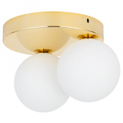 Потолочный светильник TK Lighting Bianca 24x19x15 см Золотисто-белый (TK4696) Ясногородка