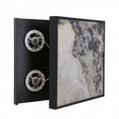 Потолочный светильник Candellux Luxan 49x49x5 см Черный (10-17062) Талалаевка