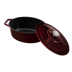 Каструля Berlinger Haus Metallic Line Burgundy Edition 30 см 4.65 л Бордовий (BH-6499) Житомир