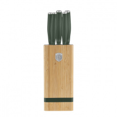 Набір ножів Berlinger Haus Matte Green 6 предметів Зелений (BH-2751) Київ
