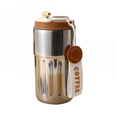 Термочашка з датчиком температури YIWU Coffee 500 мл Коричневий (HP-14-10BR) Кропивницький