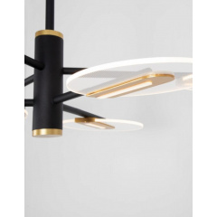 Люстра Nova Luce Genti 79x63 см Чорний (Nova9545406) Хуст
