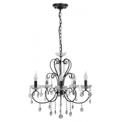 Люстра Candellux Aurora 57x100 см Чорно-прозорий (35-73730) Коломия