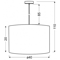 Люстра Candellux Timber 40x110 см Нікель (31-56699) Дніпро
