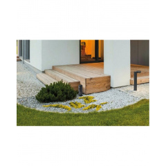 Вуличний стовпчик Kanlux Nasto 10x10x25 см Чорний (Kan36586) Бердянськ