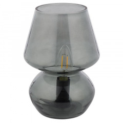 Настольная лампа TK Lighting Gracia 15x15x23 см Прозрачно-черный (TK5125) Ровно