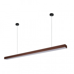 Світильник лінійний Lightwell LW-LINE-45W-WD 6500K 150x10x5.5 см Коричневий (303156) Київ