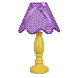 Настільна лампа Candellux Lola 26x41 см Жовтий (41-84378)