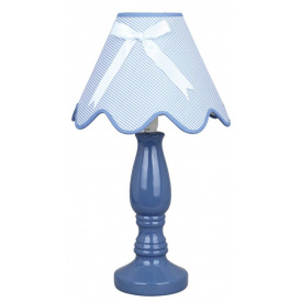 Настільна лампа Candellux Lola 26x41 см Синій (41-04710)