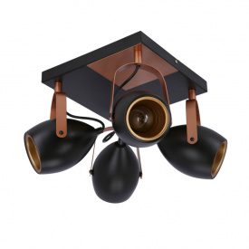 Спот Candellux Anica 32x23 см Медно-черный (98-83128)