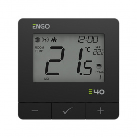 Терморегулятор для котла Engo E40-230B ZigBee чорний (932312904)