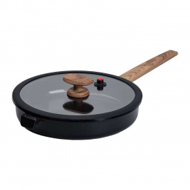 Сковорода универсальная алюминиевая с антипригарным покрытием MGC Designed 28 см Черный (HP-4-459B)