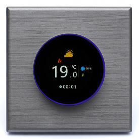 Терморегулятор Heat Plus BHT-6000-S WI-FI сенсорний 16А срібний (BHT6000SWF)