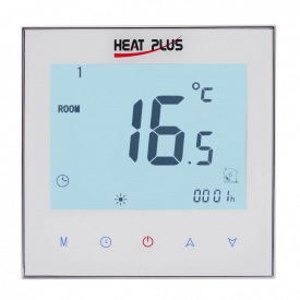 Терморегулятор Heat Plus iTeo4W сенсорний 16А білий (Iteo4W)