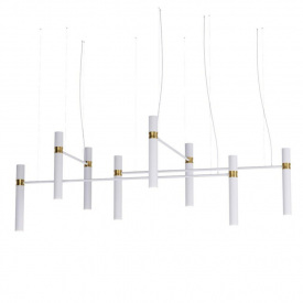 Люстра PikArt Tube Chandelier 200x48 см Бело-золотистый (5299-15)