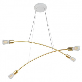 Люстра TK Lighting Helix 90x125 см Золотисто-білий (TK5622)