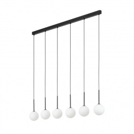 Люстра TK Lighting Martin 122x12 см Чорний (TK4504)