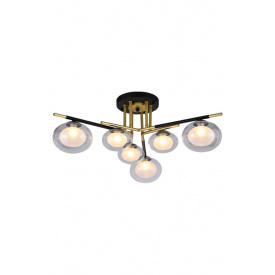 Люстра Blitz 5264 74x21 см Чорно-золотистий (5264-46)